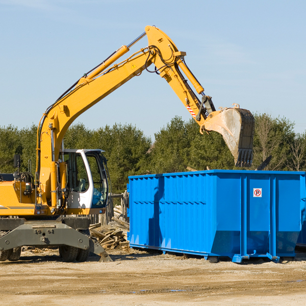 what are the rental fees for a residential dumpster in Ritchie County WV